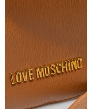 LOVE MOSCHINO CHUNKY TAB Bolso pequeño con bandolera CUERO - Bolsos Mujer - 3