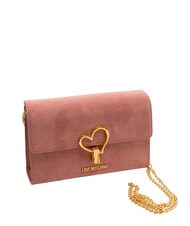 LOVE MOSCHINO SMART DAILY Bolso de hombro con solapa rosa antiguo - Bolsos Mujer - 2