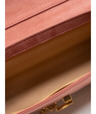 LOVE MOSCHINO SMART DAILY Bolso de hombro con solapa rosa antiguo - Bolsos Mujer - 5