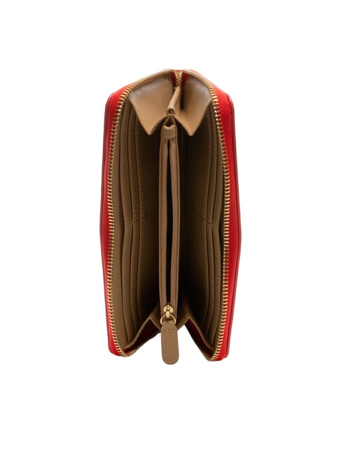 QUILTED Cartera grande con cremallera ROJO - Carteras Mujer