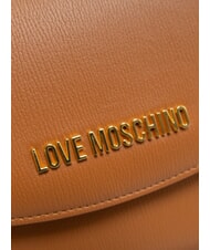 LOVE MOSCHINO CHUNKY TAB Bolso con solapa y bandolera CUERO - Bolsos Mujer - 4