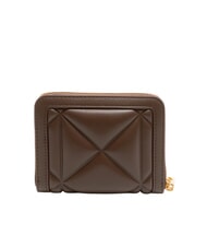 LOVE MOSCHINO EMBOSSED Cartera compacta con cremallera chocolate - Carteras Mujer - 3