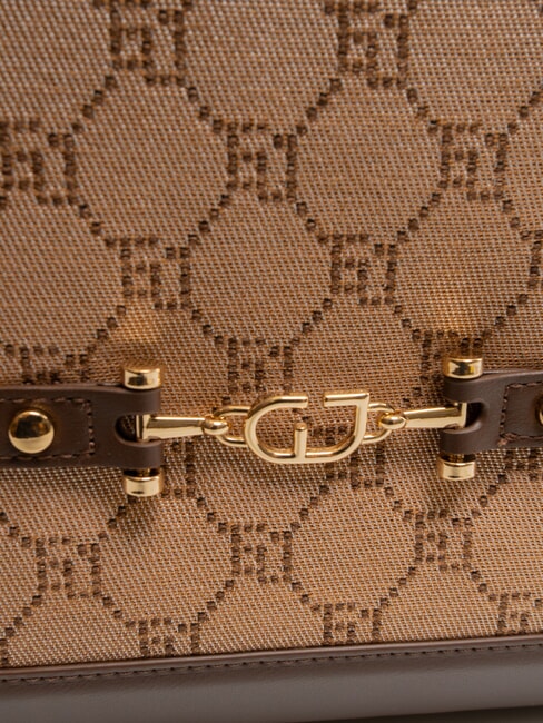 NEW DIAZ Bolsa de compras con logotipo en jacquard bronceado - Bolsos Mujer