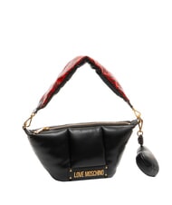 LOVE MOSCHINO PUFFY LOGO Bolso bandolera pequeño con forma de corazón - Bolsos Mujer