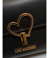 LOVE MOSCHINO SMART DAILY Bolso de mano con correa de cadena para el hombro negro - Bolsos Mujer - 3