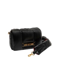 LOVE MOSCHINO PUFFY LOGO Bolso de hombro con bolsa de corazón - Bolsos Mujer
