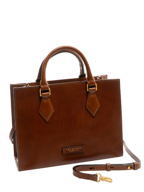 IDA Bolso de cuero tipo cartera BROWN - Bolsos Mujer