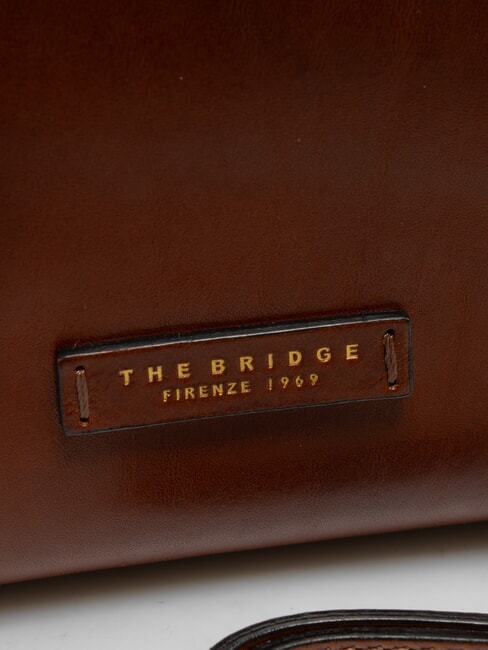 IDA Bolso de cuero tipo cartera BROWN - Bolsos Mujer