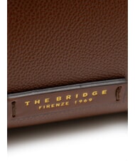 THE BRIDGE INES Bolso de piel tipo cartera con bandolera BROWN - Bolsos Mujer - 4