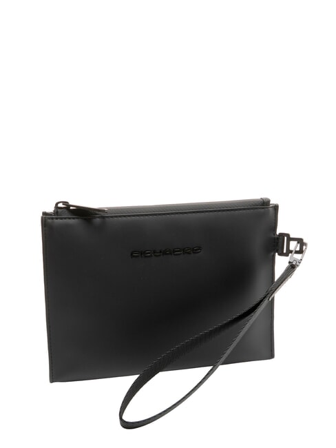 CORNER SPECIALE GOMMATO Bolso de mano plano con pu&ntilde;o negro - Fundas para tablet & Organizer
