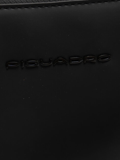 CORNER SPECIALE GOMMATO Bolso de mano plano con pu&ntilde;o negro - Fundas para tablet & Organizer