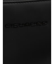 PIQUADRO CORNER SPECIALE GOMMATO Bolso de mano plano con pu&ntilde;o negro - Fundas para tablet & Organizer - 3