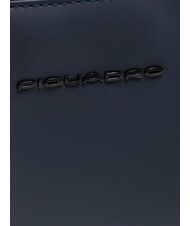 PIQUADRO CORNER SPECIALE GOMMATO Bolso de mano plano con pu&ntilde;o azul - Fundas para tablet & Organizer - 5