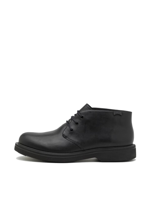 NORMAN Botines de piel con cordones negro - Zapatos Hombre