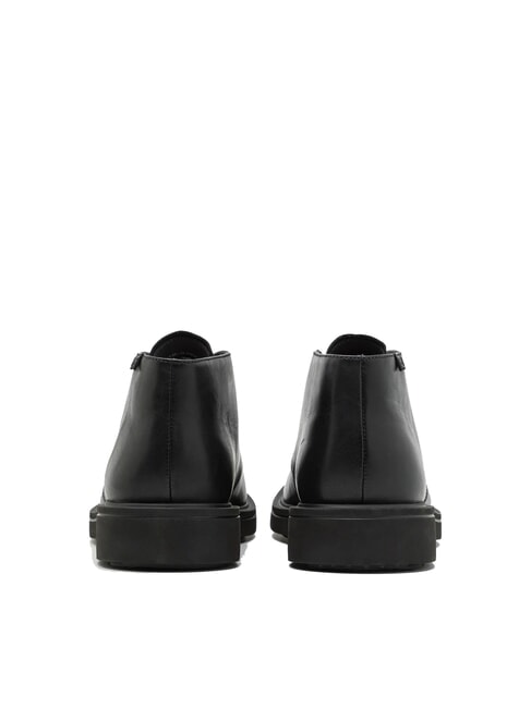 NORMAN Botines de piel con cordones negro - Zapatos Hombre