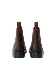 CAMPER DEAN Botas Chelsea en piel nobuck marrón oscuro - Zapatos Hombre - 4