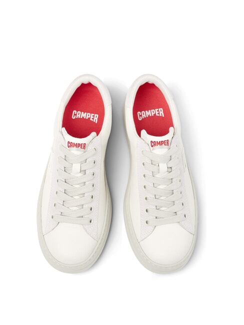 RUNNER FOUR Zapatillas de cuero blanco natural - Zapatos Mujer