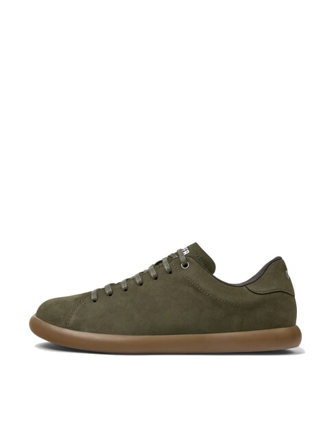 PELOTAS SOLLER Zapatillas de cuero verde oscuro - Zapatos Hombre
