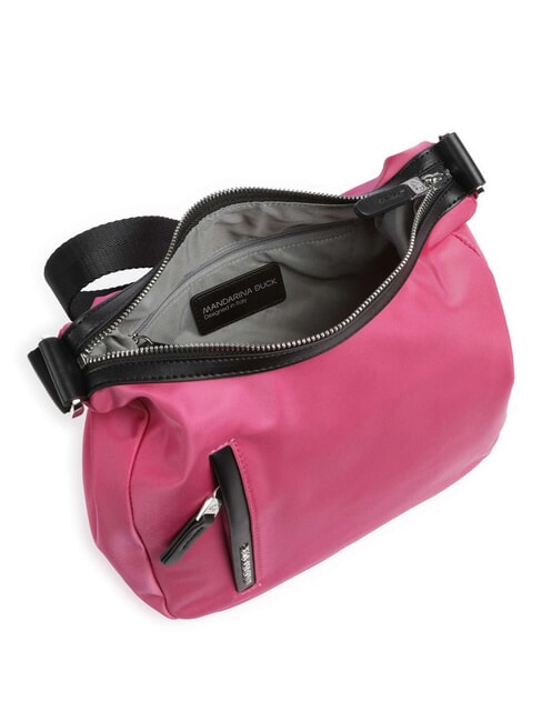 HUNTER Bolso hobo de nailon rosa frambuesa - Bolsos Mujer