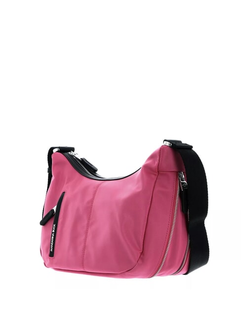 HUNTER Bolso de hombro expandible rosa frambuesa - Bolsos Mujer