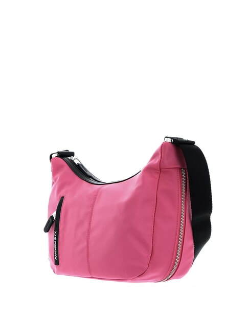HUNTER Bolso de hombro expandible rosa frambuesa - Bolsos Mujer