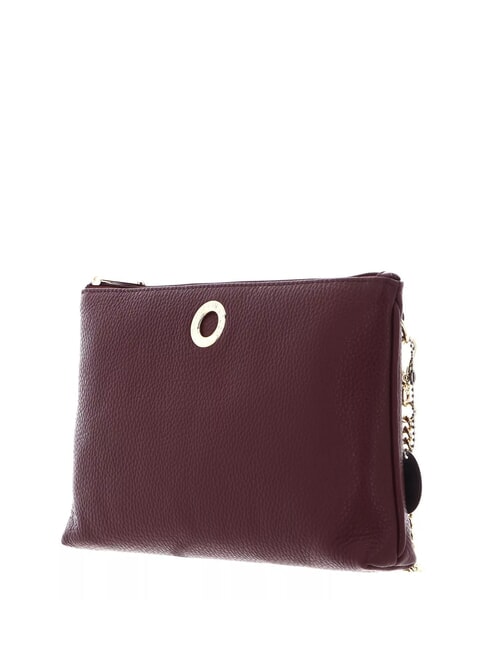 MELLOW Bolso bandolera cadena en piel vino de windsor - Bolsos Mujer