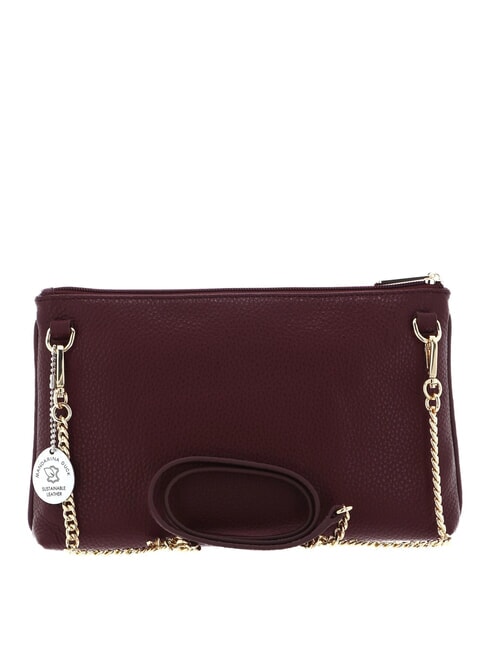 MELLOW Bolso bandolera cadena en piel vino de windsor - Bolsos Mujer