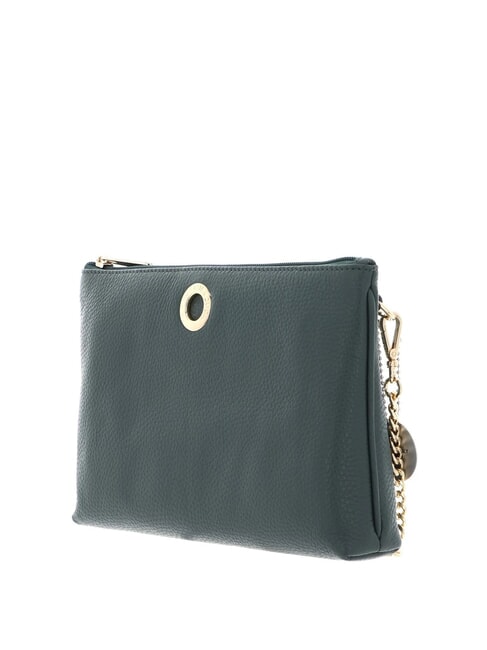 MELLOW Bolso bandolera cadena en piel bosque oscuro - Bolsos Mujer