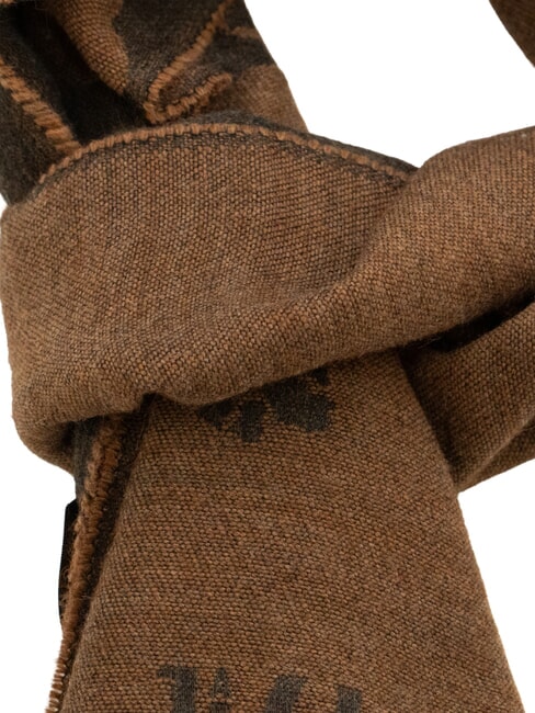 GEO Bufanda con flecos casta&ntilde;a - Bufandas