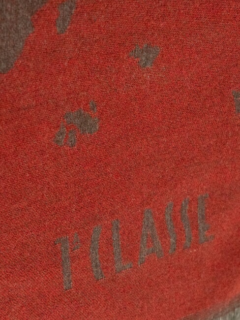 GEO Bufanda con flecos arce rojo - Bufandas