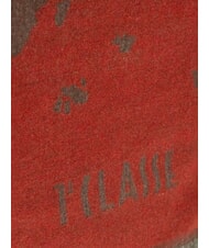 ALVIERO MARTINI PRIMA CLASSE GEO Bufanda con flecos arce rojo - Bufandas - 4