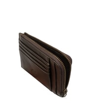 TIMBERLAND CLASSIC Tarjetero de piel con monedero marrón oscuro - Carteras Hombre - 3