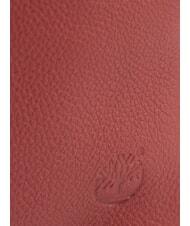 TIMBERLAND SMALL Bolso de mano pequeño de piel con correa de muñeca rojo - Bolsos Mujer - 3
