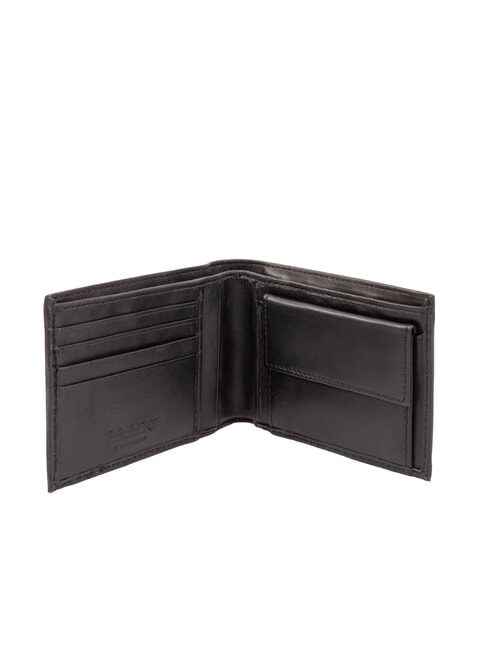 CLASSIC Monedero de cuero negro - Carteras Hombre