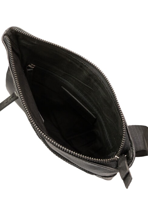KENNEBUNK Bolso de piel con bolsillo negro - Bandoleras Hombre