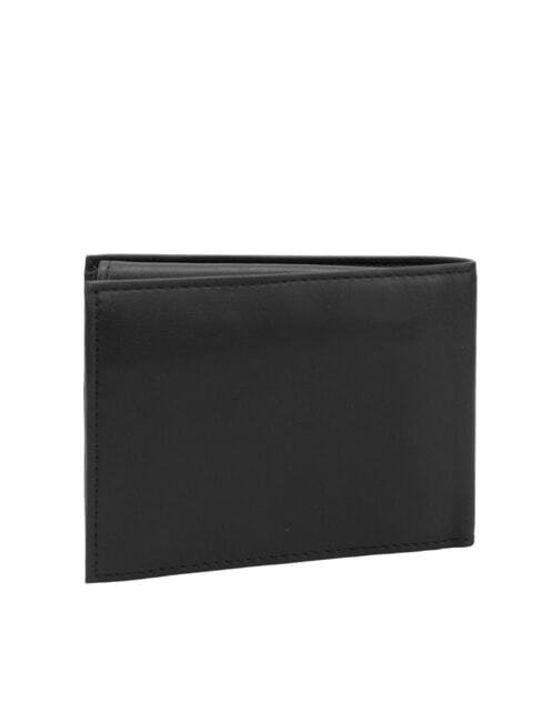 CLASSIC FLAP OVER Monedero de cuero negro - Carteras Hombre
