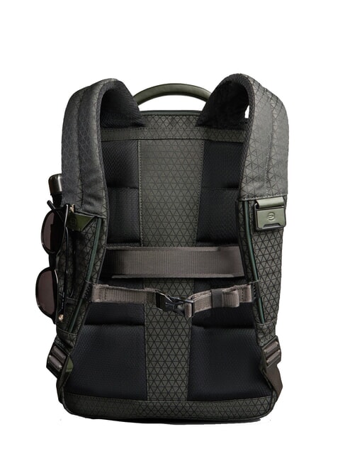 HEXAGON Mochila 2 en 1, soporte para portátil de 15,6" VERDE - Mochilas para portátil