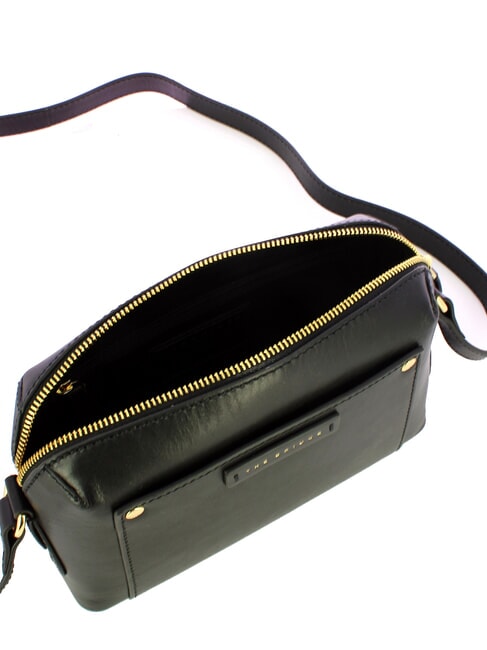 CECILIA Bolso bandolera en piel Oro negro - Bolsos Mujer