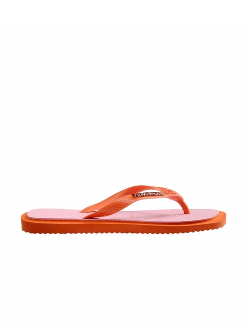 TOP SQUARE FUSION Chanclas naranja atardecer - Zapatos Mujer