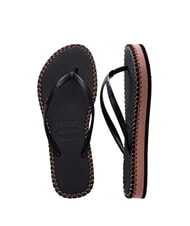 HAVAIANAS SLIM FLATFORM Chanclas NEGRO - Zapatos Mujer - 4