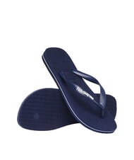 HAVAIANAS TOP RUBBER LOGO FILETE Chanclas navyblu - Zapatos Hombre - 3
