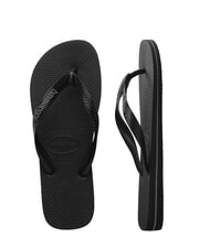 HAVAIANAS TOP RUBBER LOGO FILETE Chanclas NEGRO - Zapatos Hombre - 4