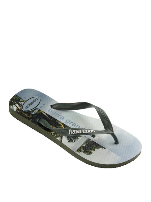 TOP SURFER Chanclas verde olivo - Zapatos Hombre