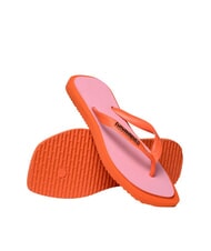 HAVAIANAS TOP SQUARE FUSION Chanclas naranja atardecer - Zapatos Mujer - 5