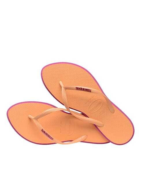 SLIM POINT Chanclas chicle de rosa - Zapatos Mujer