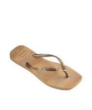 HAVAIANAS STYLESLIM SQUARE GLITTER Chanclas cuadradas dorado - Zapatos Mujer - 3