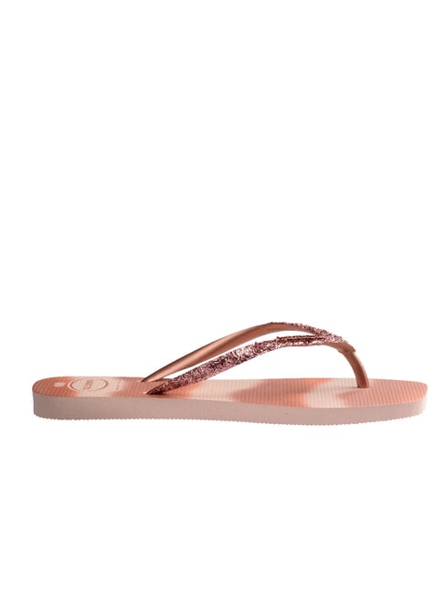STYLESLIM SQUARE GLITTER Chanclas cuadradas ballet rosa - Zapatos Mujer