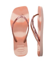 HAVAIANAS STYLESLIM SQUARE GLITTER Chanclas cuadradas ballet rosa - Zapatos Mujer - 5