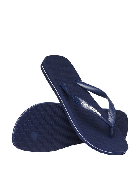 TOP RUBBER LOGO FILETE Chanclas navyblu - Zapatos Hombre
