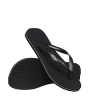 HAVAIANAS TOP RUBBER LOGO FILETE Chanclas NEGRO - Zapatos Hombre - 5